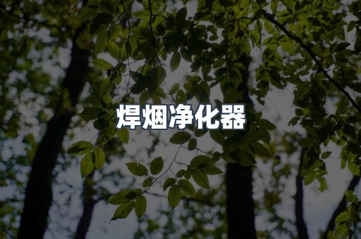 焊烟净化器